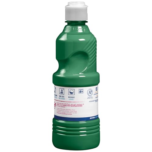 Prang Washable Tempera Paint, Green, 16 Oz., 1 Count - color: Green, size: 16 Fl Oz (Pack of 1)
