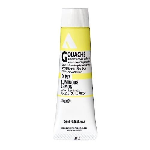 Holbein Acryla Gouache 20ml Luminous Lemon