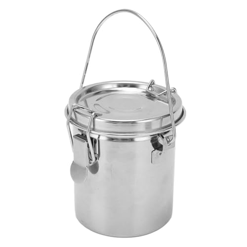 Artist Brush Cleaning Bucket with Stainless Steel Strainer, Leakproof Portable Handle for Watercolor Acrylic Oil Painting