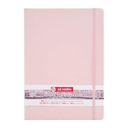 Tarrence 441742 Art Creation Sketchbook, Drawing Notebook, 8.3 x 11.8 inches (21 x 30 cm), Pastel Pink, T9314-013M - color: pastel pink, size: 21×30cm