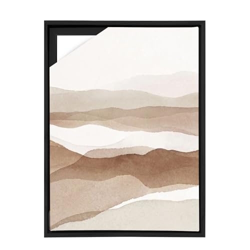 Fepinc Canvas Floating Frame, Canvas Frame 0.75 inches deep Floater for Canvas Panel Oil Painting Wall Art Prints (Black, 23.6x31.5) - color: Black, size: 23.6x31.5