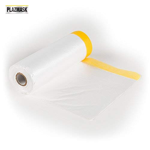 Pre-Taped Masking Film, 9-Feet X 65-Feet, 12-Pack - size: 9-Feet X 65-Feet, style: 12-Pack
