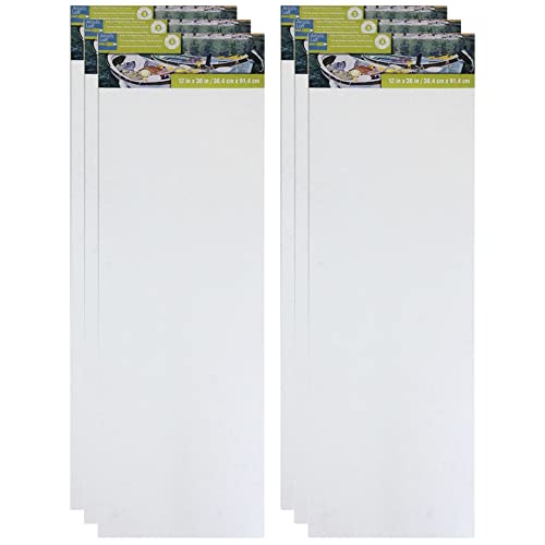 Artist's Loft 12" x 36" Level 3 Gallery Wrapped Heavy Duty Canvas - Archival, Acid Free Cotton Canvas for Acrylic and Oil Paint - Bulk 6 Pack - size: 12\ x 36\