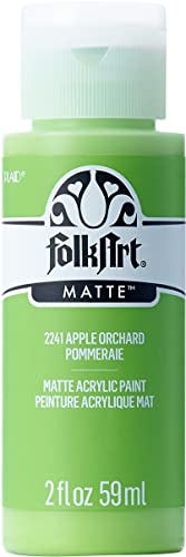 FolkArt Acrylic Paint in Assorted Colors (2 oz), 2241, Apple Orchard - color: Apple Orchard, size: 2 Fl Oz (Pack of 1)