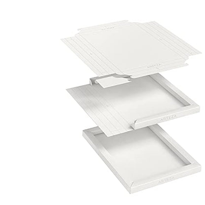 ARTEZA Watercolor Paper Foldable Canvas Pad, 8.03x11.02 Inches, 10 Sheets, Cotton Paper - size: 8.03x11.02 Inches