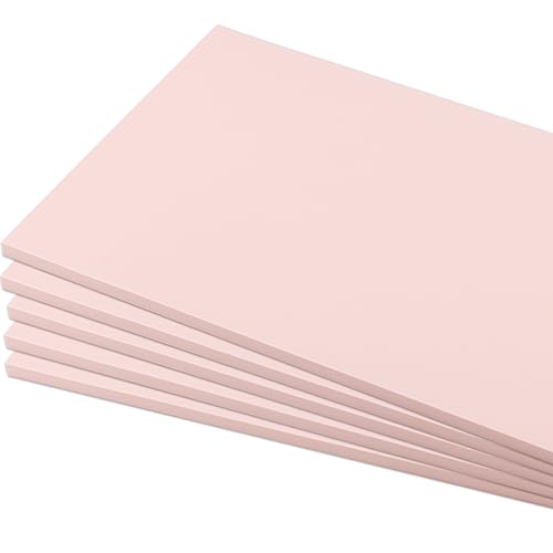 5 PCS Pink A4 Rubber Carving Blocks, 8.3 x 11.8 Inch Large Stamp Carving Blocks, Soft Rubber Stamping Block, Linoleum Blocks for Printmaking, Engraving Crafts - color: Pink