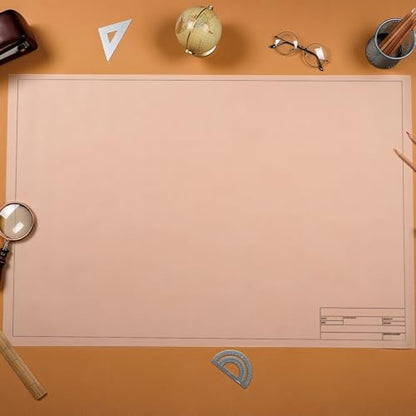 Tatuo 15 Sheets Architectural Vellum Paper 18 x 24 Inch Drafting Vellum Tracing Sheets Semi Translucent Drafting Paper Rag with Border and Title Block for Drawing Sketching Architecture Building - size: 18 x 24 Inch