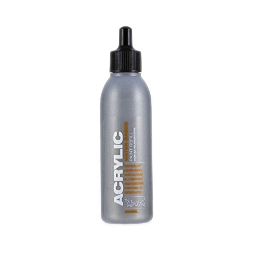 Montana Acrylic Marker Ink Refills, 25ml Bottle, Metallic Outline Silver (045444) - color: Metallic Outline Silver, size: 0.1 fl oz