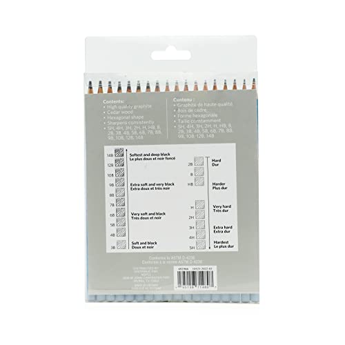 Artist's Loft Graphite Sketching Pencil Set 18ct