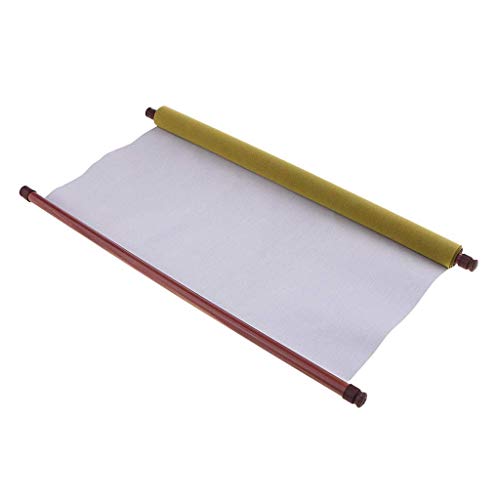 2 Rolls Reusable Large 59 x 20 inches Magic Cloth Water Writing Cloth Chinese Calligraphy Scrolls Paper Blank for Sketching and Tracing