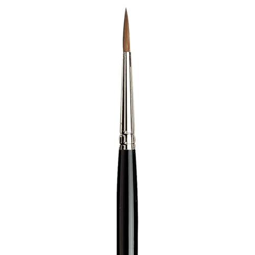 da Vinci Watercolor Series 10 Maestro Paint Brush, Round Kolinsky Red Sable, Size 4 - size: Size 4, style: Round Series 10