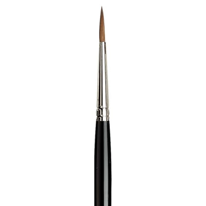 da Vinci Watercolor Series 10 Maestro Paint Brush, Round Kolinsky Red Sable, Size 4 - size: Size 4, style: Round Series 10