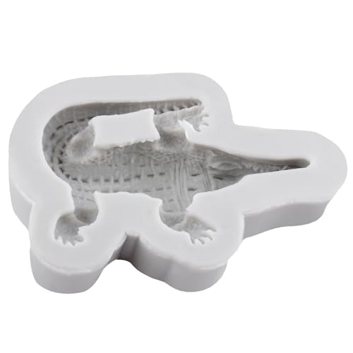 Crocodile Silicone Resin Mold Ocean Animal Polymer Clay Molds for DIY Crafts Epoxy Resin Casting Air Dry Polymer Clay Plaster Jewelry Making - color: Style H
