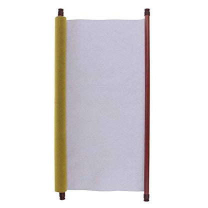 2 Rolls Reusable Large 59 x 20 inches Magic Cloth Water Writing Cloth Chinese Calligraphy Scrolls Paper Blank for Sketching and Tracing