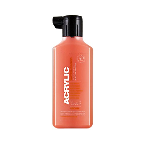 Montana Acrylic Marker Ink Refills, 180ml Bottle, Power Orange (053218) - color: Power Orange, size: 6.1 fl oz