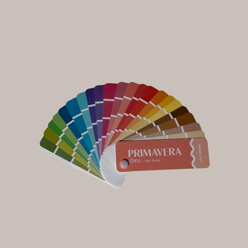 Light Spring Palette Swatch/Color Fan Book by Color Craft, Perfect Guide for Smart Shopping, Outfit & Wardrobe Planning; Primavera Clara - color: Light Spring