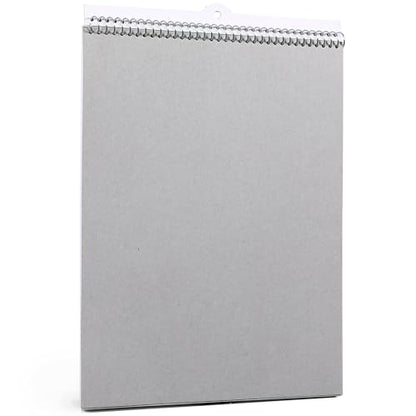 eeBoo: Rainbow Colors Spiral Bound Blank Sketchbook - 60 Pages, 140 GSM/95 LB Paper, 8.5x11, Eco-Friendly, Kids Art Supplies - style: Rainbow Colors