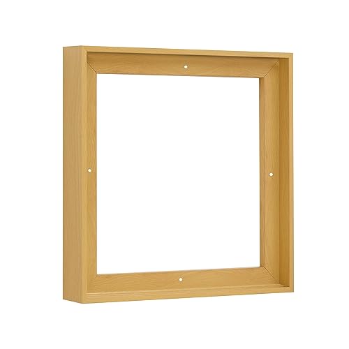 Pixy Canvas Floater Frame 4x4 for 1-1/2 (1.5) inch Deep Canvas Paintings/Canvas Prints/Wood Canvas Panels/Wall Art/Wall Decor/Home Decor/Artwork (Light Maple, 4 x 4 inch, Square) - color: Light Maple, size: 4 x 4 inch