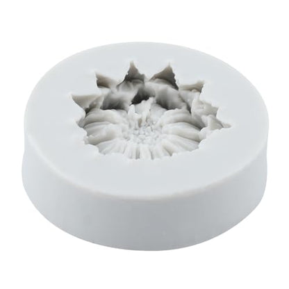 Daisy Flower Polymer Clay Mold Flower Clay Molds Daisy Silicone Mold for DIY Crafts Air Dry Plaster Jewelry Making Epoxy Resin Casting - color: Style E