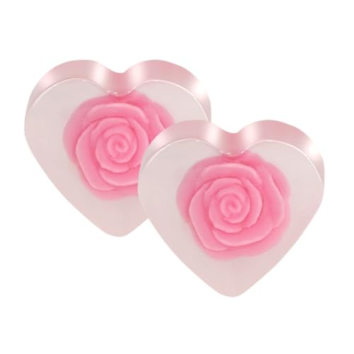 EchoDone Heart Tube Soap Mold Column Silicone Embed Soap Making Supplies Tool 900ML