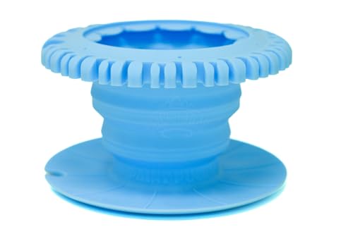 Paint Puck CollapsiBowl Paint Brush Cleaner Rinse Cup (Blue) – Collapsible Paint Water Cup & Brush Cleaner with Brush Holder, Squeegee Lips & Drip Tray for Acrylic, Watercolor & Art Supplies - color: Blue, size: Collapsible