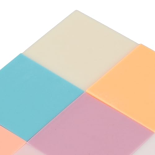 Rubber Carving Blocks - Soft, 8 Assorted Colors Easy to Cut Dust-Free Rubber Stamp Carving Blocks