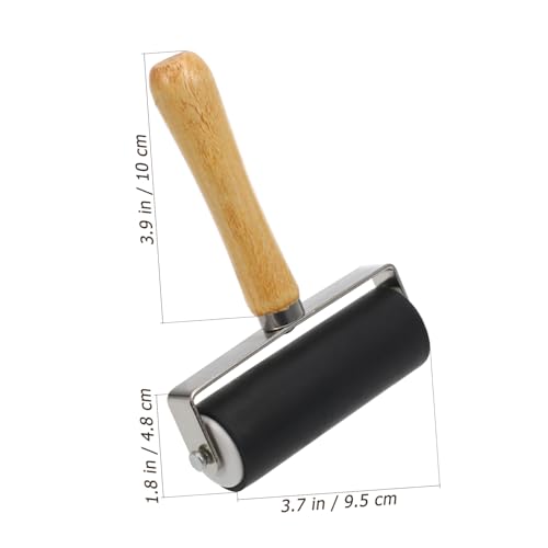 PLAFOPE Ink Set 2pc Printmaking Rollers Flat Surface for Ink Spreading on Art Projects