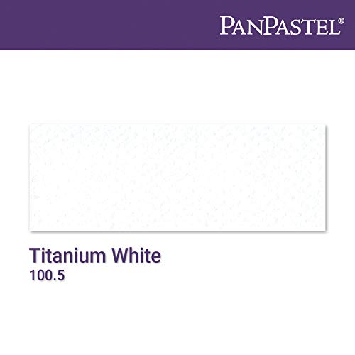 PanPastel Artist Pastels by GOLDEN, Titanium White, 2.44” / 62mm Pan Diameter, Professional Artist Pastels, Unique Pan Format (cake-like) - color: Titanium White, size: 1 Count (Pack of 1)