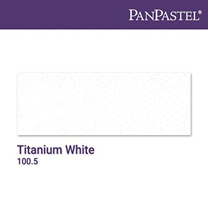PanPastel Artist Pastels by GOLDEN, Titanium White, 2.44” / 62mm Pan Diameter, Professional Artist Pastels, Unique Pan Format (cake-like) - color: Titanium White, size: 1 Count (Pack of 1)