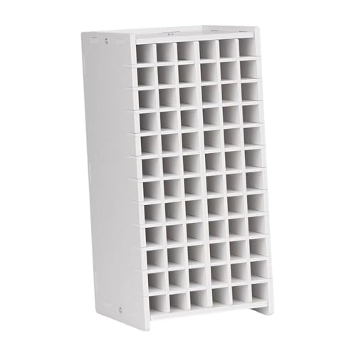 Marker Pen Organizer Desktop Storage Rack 72 Slots Wood PP Board Workspace Home Office Craft Stationery Holder