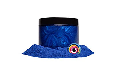 Eye Candy Pigments Premium Blue Mica Powder - Pacific Blue (50gr) - for Epoxy, Resin, Soap, Paint, Woodworking, Acrylic Pouring, Bath Bombs, Fishing Lures - DIY Arts and Crafts Additive - color: Pacific Blue