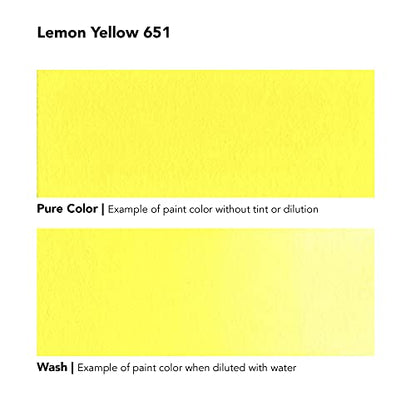 Daler-Rowney System3 Acrylic Ink Bottle Lemon Yellow 29.5ml - Versatile Acrylic Ink for Artists and Students - Opaque Calligraphy Ink for Drawing Illustrating Airbrushing Dip Pen Ink and More