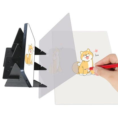 Optical Image Drawing Board, Easy Tracing Drawing Sketching Tool, Sketch Drawing Board, DIY Drawing Tracing Board Light Copy Pad for Kids Artist Students Beginners Sketch Wizard