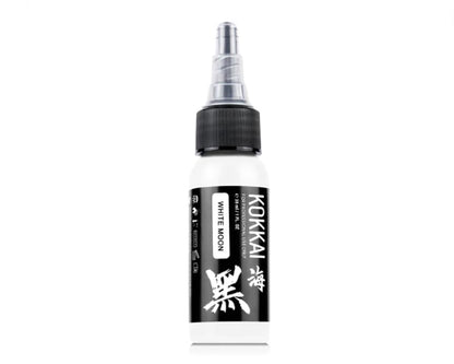 Tattoo Ink, Premium Quality, Precision Medium Viscosity, Rich Hue, Quick Healing, Acrylic-Free, Water-Based, Ready-to-Use Ink for Precision Tattooing (White Moon, 0.5 oz) - color: White Moon, size: 0.5 fl oz