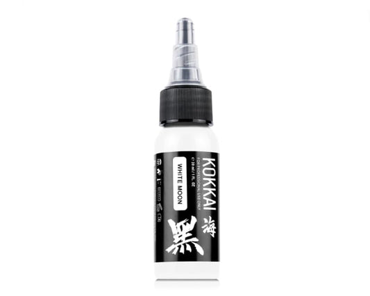 Tattoo Ink, Premium Quality, Precision Medium Viscosity, Rich Hue, Quick Healing, Acrylic-Free, Water-Based, Ready-to-Use Ink for Precision Tattooing (White Moon, 0.5 oz) - color: White Moon, size: 0.5 fl oz