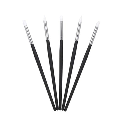 5Pcs/Set Dental Silicone Brush Pens for Resin Shaping and Trimmer,Dental Whitening Carving Pen Set