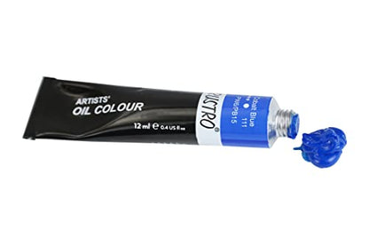 BRUSTRO Artists Oil Colour Set Of 18 Colours X 12Ml Tubes 12 ml tubes