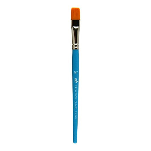 Princeton Select Artiste, Mixed-Media Brushes for Acrylic, Oil, Watercolor Series 3750 Flat Wash Synthetic, Size 3/4 Inch - color: Flat Wash, size: Flat Wash 3/4 Inch