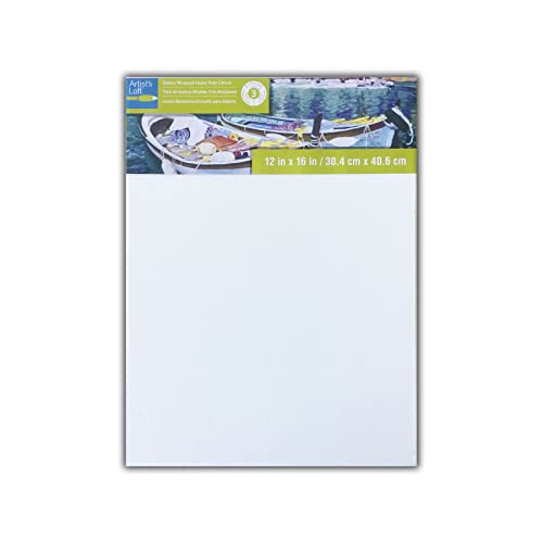 Artist's Loft Level 3 Gallery Wrapped Heavy Duty Canvas, 12 Pack - size: 12\ x 16\