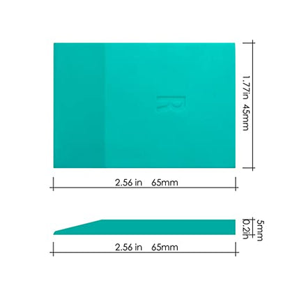 6 Pieces Screen Printing Squeegee Mini Squeegees Set, Self Adhesive Screen Stencil Squeegee, Chalk Paste Squeegees and Rubber Stick, Screen Stencils Tools for Chalk Paste or Ink - color: 6 Screen Printing Squeegees