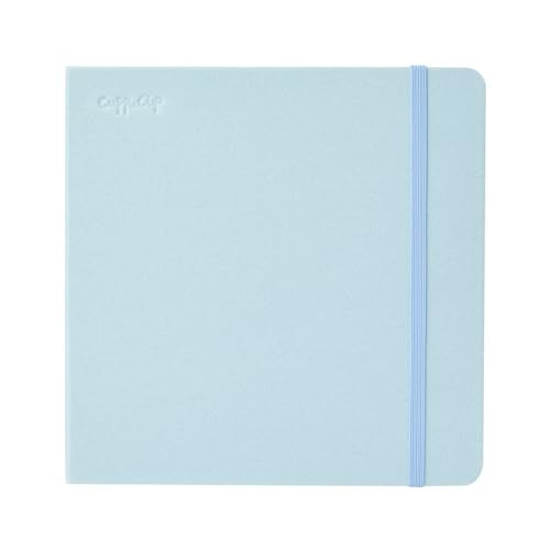 CuppaClip Watercolor Journal 300GSM Fine Grain Art Supplies for Adults Kids Watercolor Pad Wet Media Painting Wood Pulp Paper (Blue, 7x7in) - color: Blue, size: 7x7in