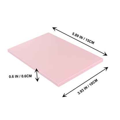 Angoily 4pcs DIY Carving Rubber Blocks for Hand-Made Crafts Soft Rubber Material for Engraving and Stamp Making for Art Projects