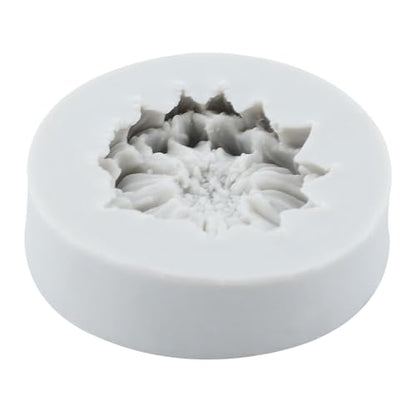Daisy Flower Polymer Clay Mold Flower Clay Molds Daisy Silicone Mold for DIY Crafts Air Dry Plaster Jewelry Making Epoxy Resin Casting - color: Style E