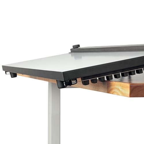 Acurit PXB 30” x 42” Drawing Board for Artists and Designers - Portable Workspace for Drawing, Sketching, Drafting, Painting - Fixed Angled Laminated Surface with Ruler and Parallel Motion Bar - size: 30x42"