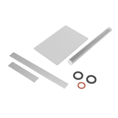 Polymer Clay Cutter Tools, Multipurpose Acrylic Polymer Clay Tools DIY Set Easy to Clean Clay Sculpting Tool Kits Roller Pin Clear Sheet with 2 Scrapers for Art Craft