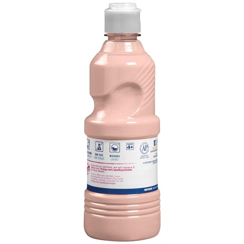 Prang Washable Tempera Paint, Peach, 16 Oz., 1 Count - color: Peach, size: 16 Fl Oz (Pack of 1)