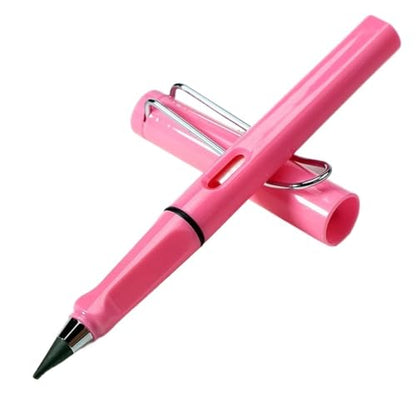 Pencil with 3 Replaceable Tip Set Writing No Ink Pen Office School Supplies Stationery(black-JoJo's Bizarre Adventure1) - color: black-JoJo's Bizarre Adventure1