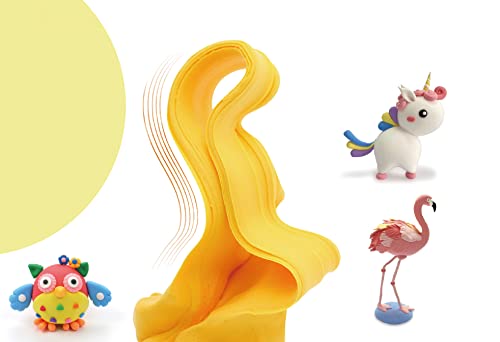BOHS 1.1 lbs White + 24 Colors (2.65 lbs) Squishy Slime and Modeling Foam Clay