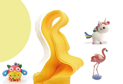 BOHS 1.1 lbs White + 24 Colors (2.65 lbs) Squishy Slime and Modeling Foam Clay