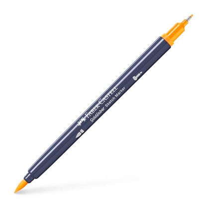 Faber-Castell Creative Studio Goldfaber Sketch Marker, Dark Chrome Yellow, Single Marker, For Art, Craft, Drawing, Sketching, Home, School, University, Colouring - style: Modern